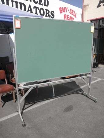 Ghent 4x6 Green Chalkboard with Aluminum Frame